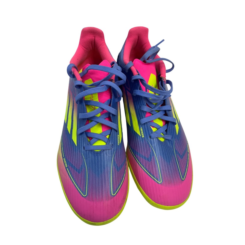 Adidas F50 Club TF Soccer Shoes Mens 8 Blue Lucid Lemon Pink IF1230 Turf Cleats